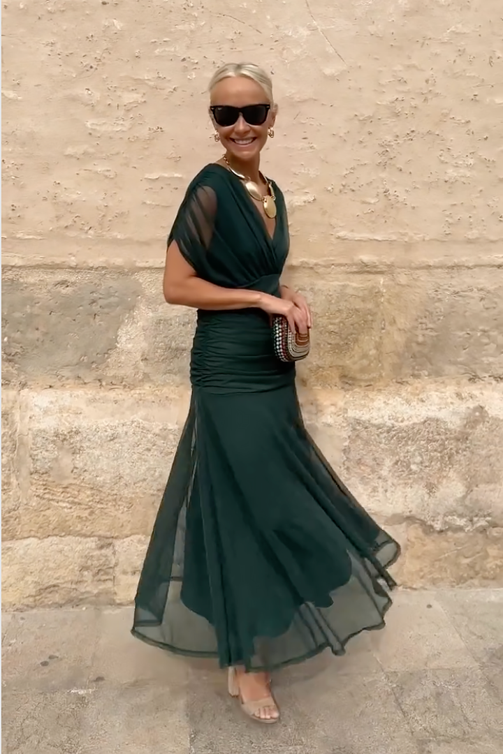 Vestido Bella Escote en V
