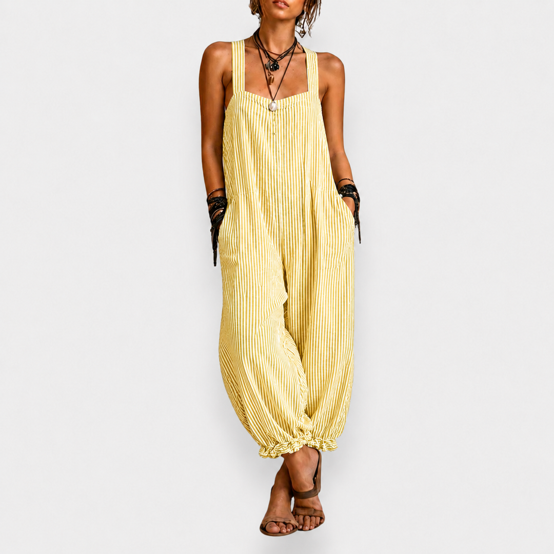 Elena | Mono Bohemio de Rayas