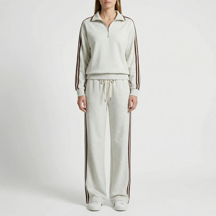 Chándal Mujer Dos Piezas con Sudadera Half Zip