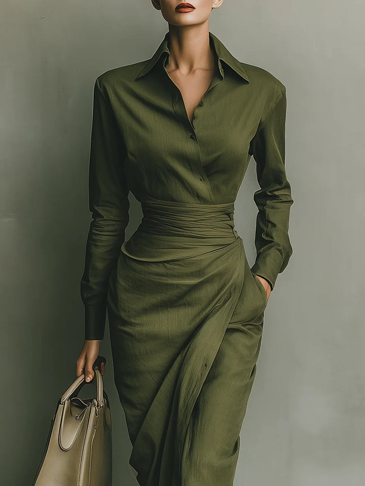 Narelle  - Vestido Elegante Envolvente